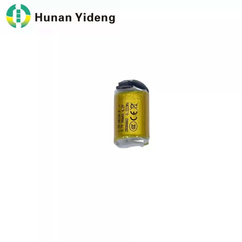 08120 3.7V 60mAh Li Polimer Silindirik Pil