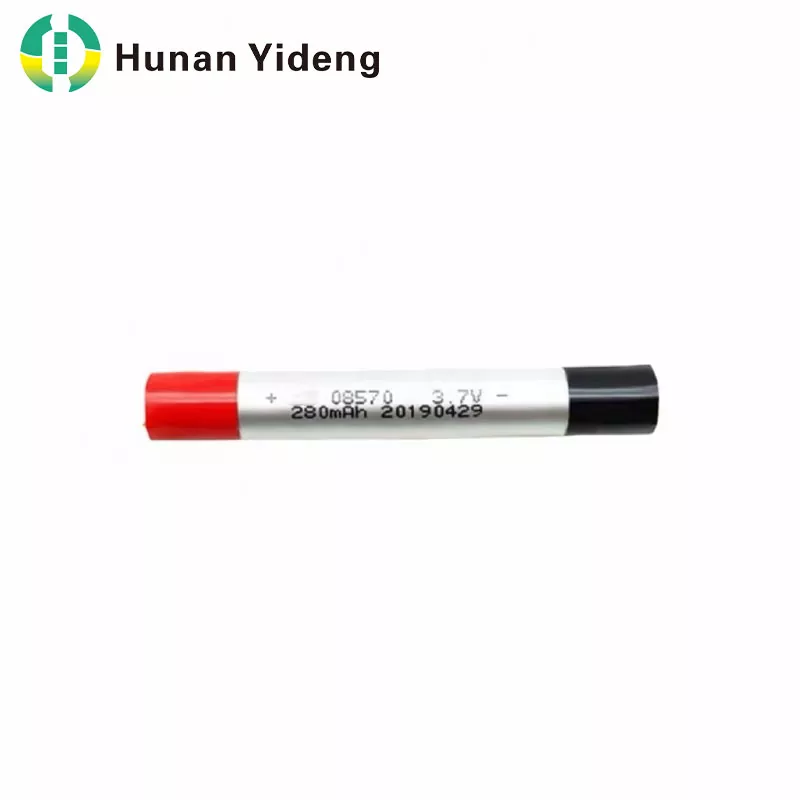 08570 3.7V 280mAh İnce Silindirik Li-Polimer Pil