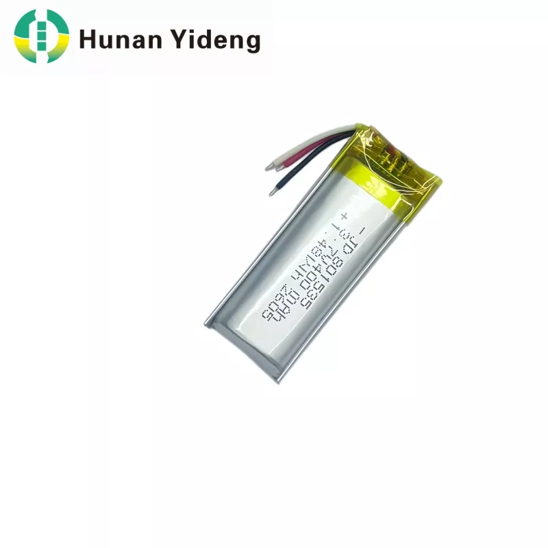 3.7V 600mAh 801535 Düz Lityum Polimer Şarj Edilebilir Lipo Pil
