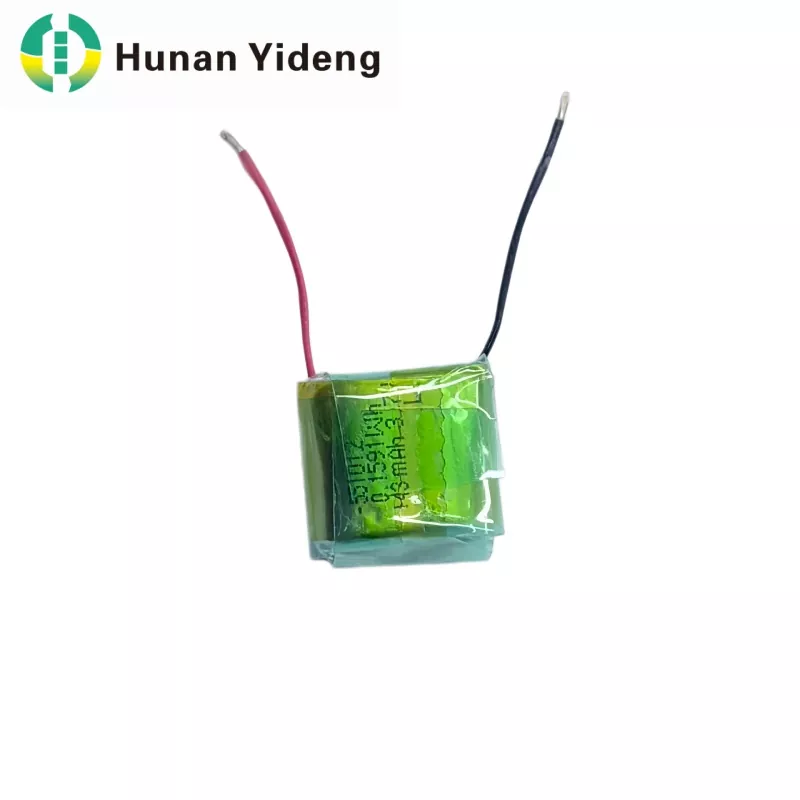551012 3.7V 43mah Elektrikli Oyuncaklar Li Polimer Pil