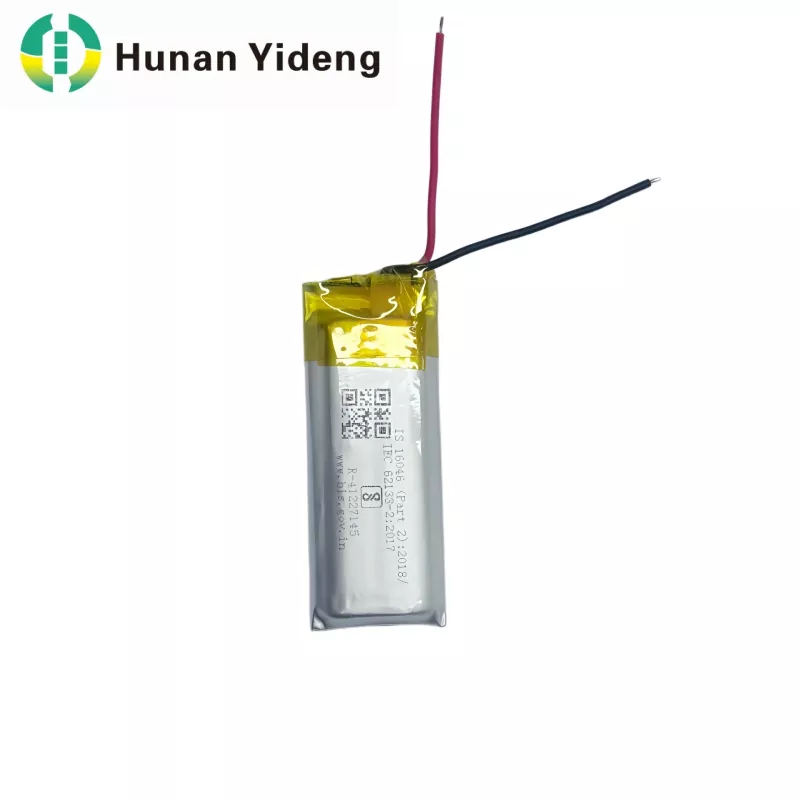 Akıllı Kapı Kilidi için 801435 3.7v 500mah Li Ion Pil Paketi 1.48wh